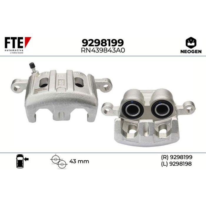 FTE 9298199 Bremssattel NEOGEN FTE 9298199 Bremssattel NEOGEN