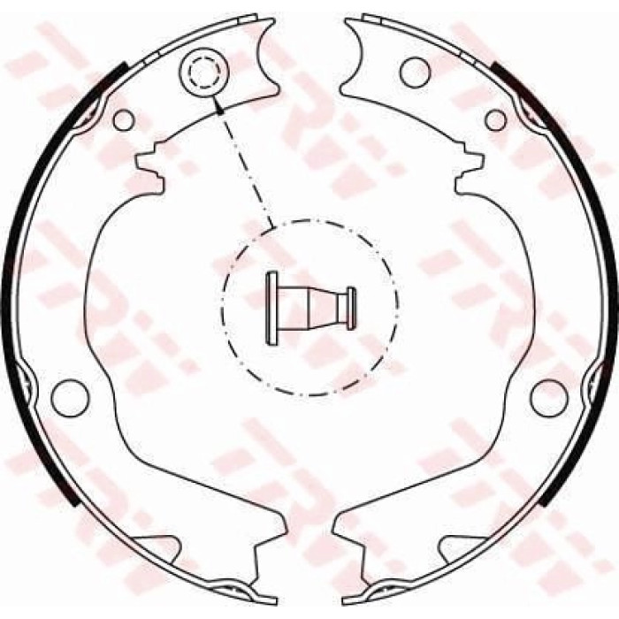 TRW GS8479 Bremsbackensatz, Feststellbremse