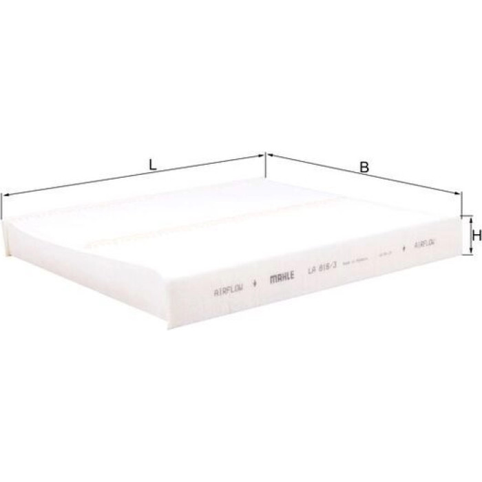 Knecht LA 816/3 Filter, Innenraumluft Knecht LA 816/3 Filter, Innenraumluft