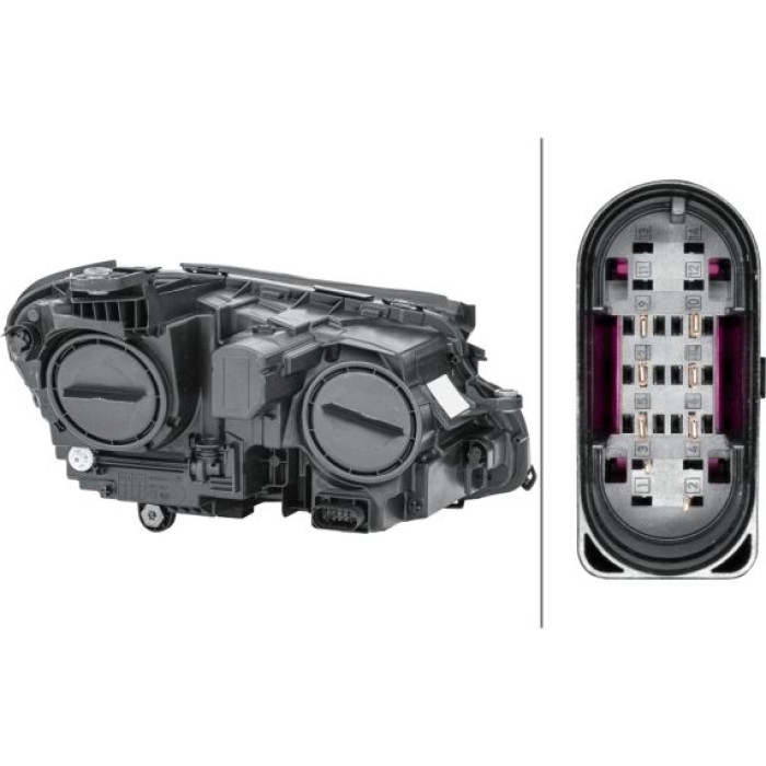 2x Hella 1EG 012 076-051 Hauptscheinwerfer 2 x