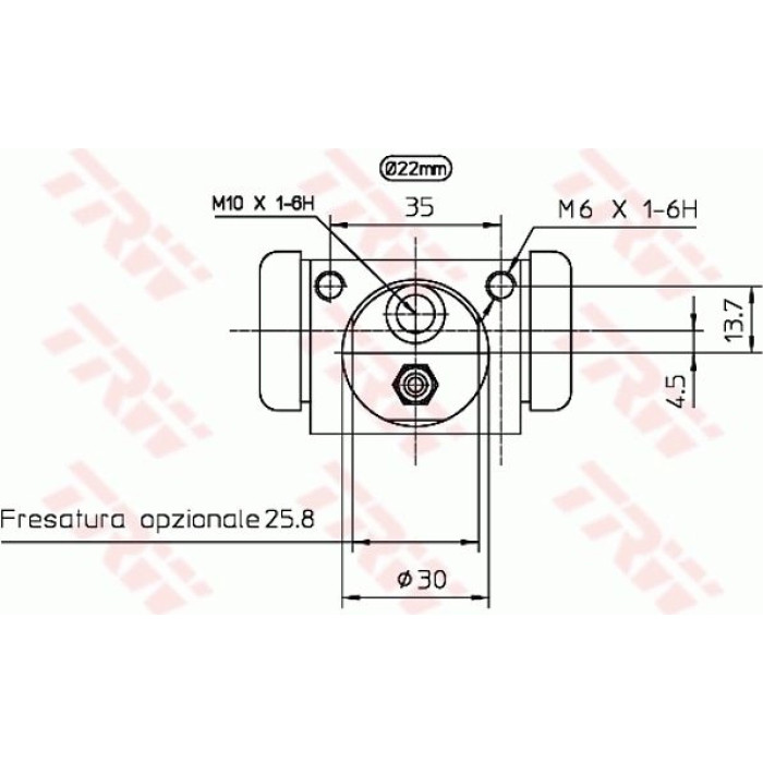 TRW BWH397 Radbremszylinder