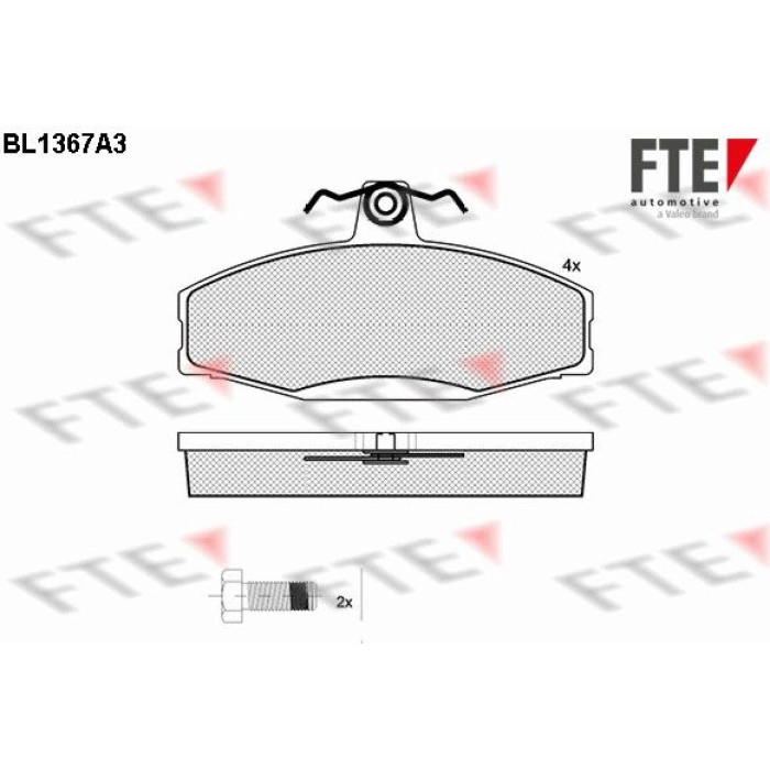 FTE 9010144 Bremsbelagsatz, Scheibenbremse FTE 9010144 Bremsbelagsatz, Scheibenbremse