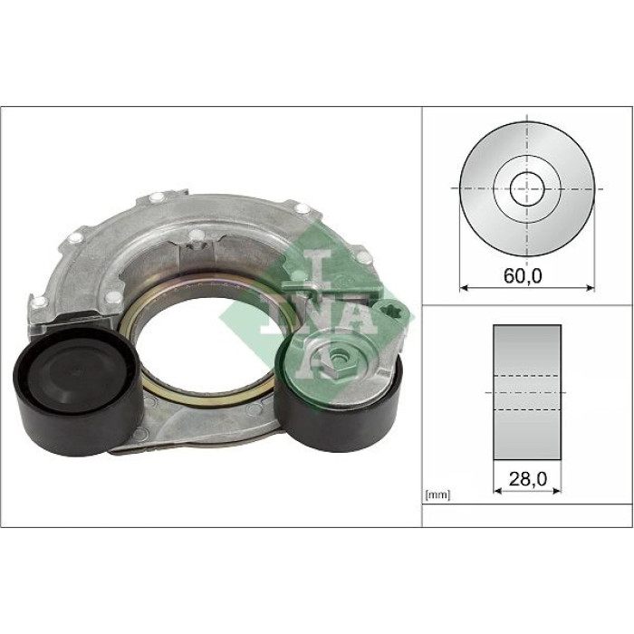 Riemenspanner, Keilrippenriemen 534 0796 10 Riemenspanner, Keilrippenriemen 534 0796 10