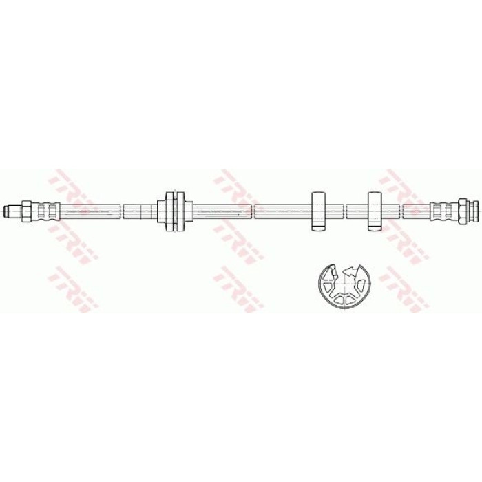 TRW PHB361 Bremsschlauch TRW PHB361 Bremsschlauch