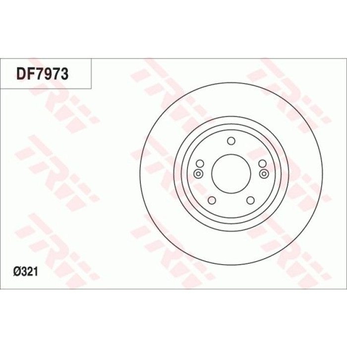 TRW DF7973 Bremsscheibe