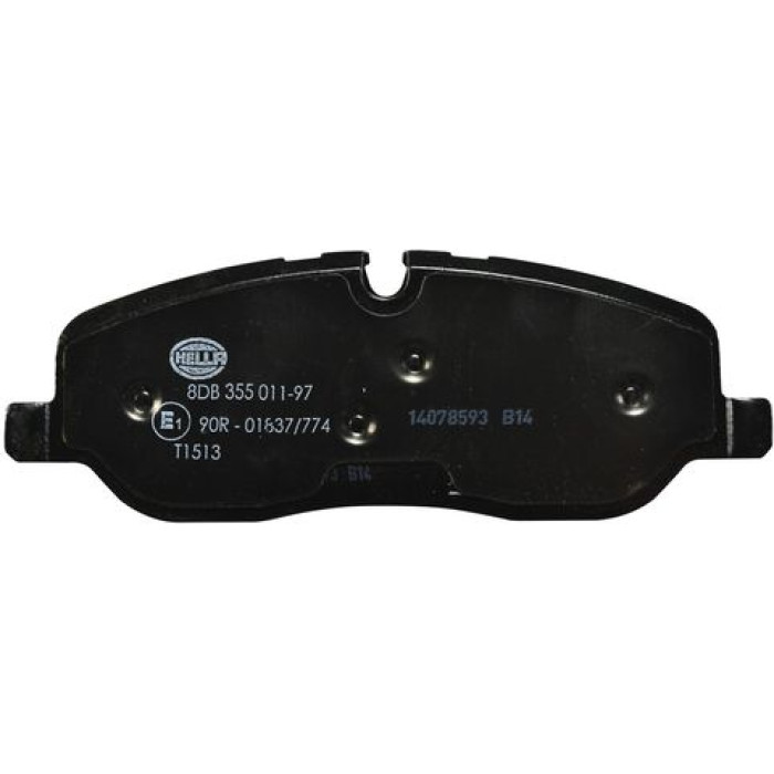Hella 8DB 355 011-971 Bremsbelagsatz, Scheibenbremse