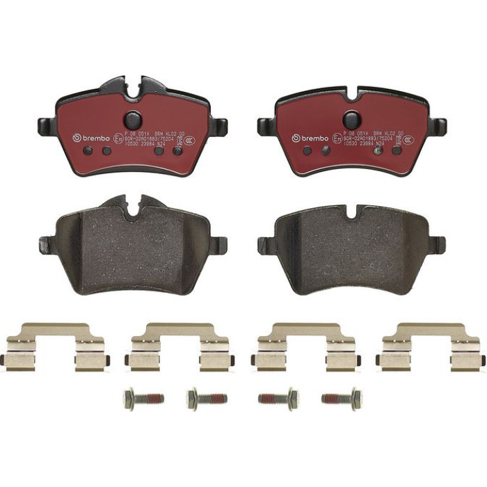 Brembo P 06 051X Bremsbelagsatz, Scheibenbremse XTRA LINE Brembo P 06 051X Bremsbelagsatz, Scheibenbremse XTRA LINE