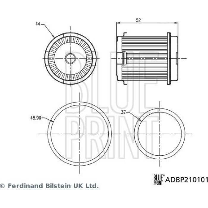 Hydraulikfilter, Automatikgetriebe ADBP210101