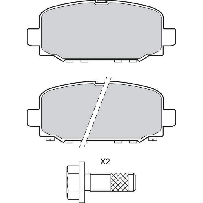 Valeo 302880 Bremsbelagsatz, Scheibenbremse ESSENTIAL
