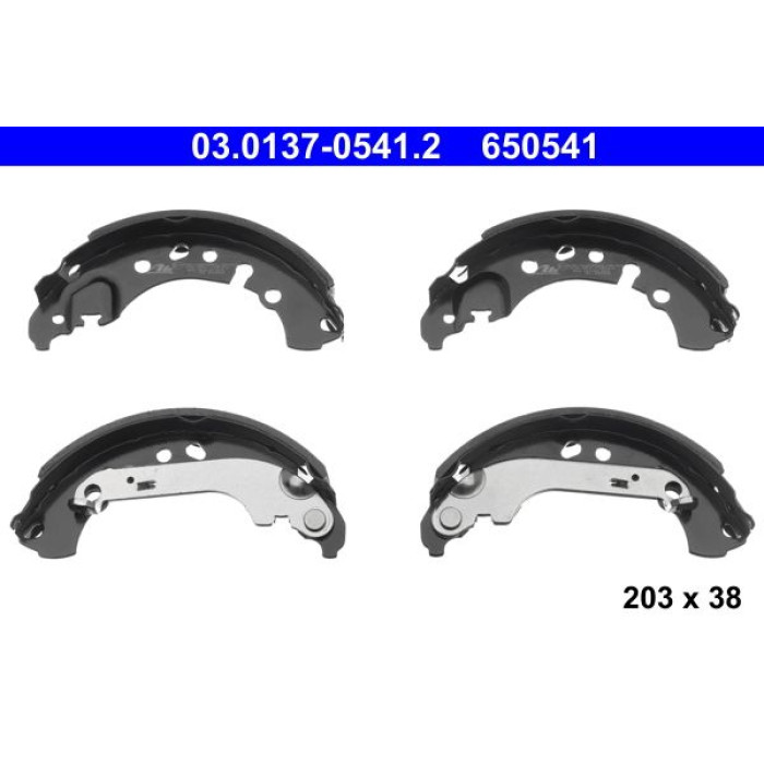 ATE 03.0137-0541.2 Bremsbackensatz ATE 03.0137-0541.2 Bremsbackensatz
