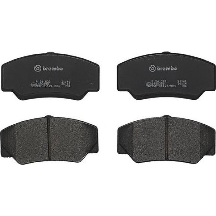 Brembo P 24 023 Bremsbelagsatz, Scheibenbremse PRIME LINE Brembo P 24 023 Bremsbelagsatz, Scheibenbremse PRIME LINE