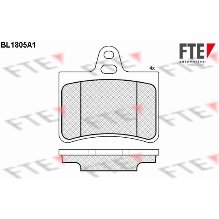 FTE 9010381 Bremsbelagsatz, Scheibenbremse FTE 9010381 Bremsbelagsatz, Scheibenbremse