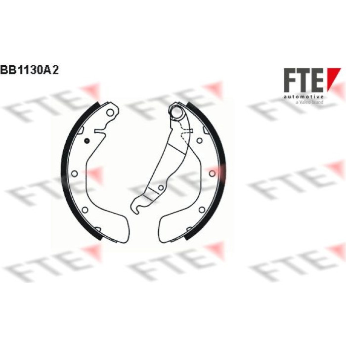 FTE 9100020 Bremsbackensatz FTE 9100020 Bremsbackensatz