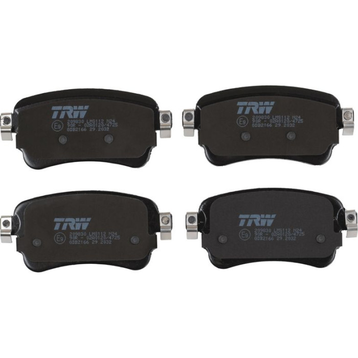 TRW GDB2166 Bremsbelagsatz, Scheibenbremse TRW GDB2166 Bremsbelagsatz, Scheibenbremse