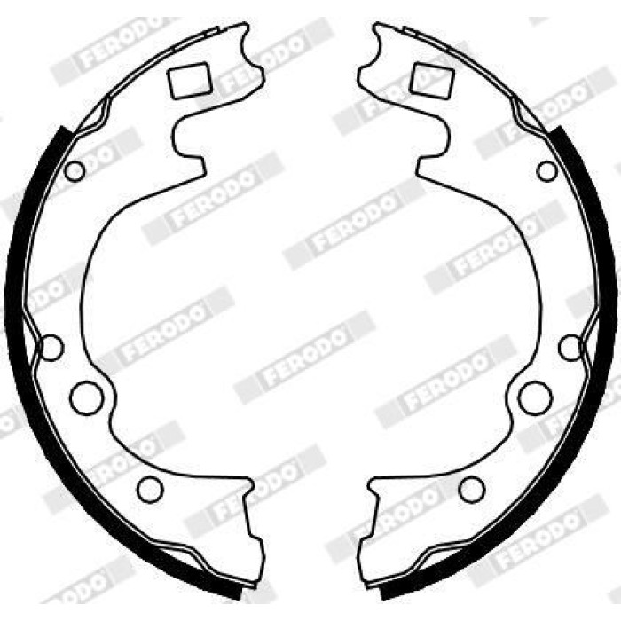 Ferodo FSB613 Bremsbackensatz PREMIER Ferodo FSB613 Bremsbackensatz PREMIER