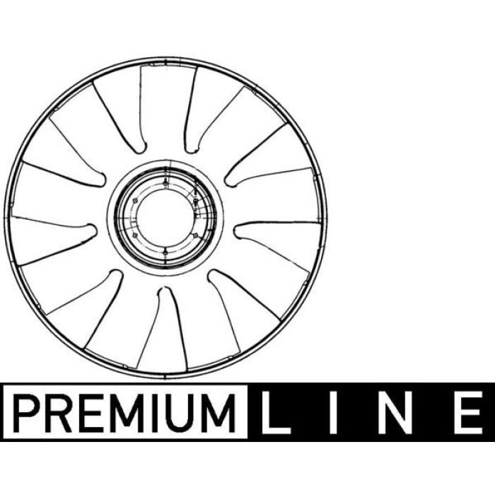 Mahle CFW 72 000P Lüfterrad, Motorkühlung BEHR Premium Line Mahle CFW 72 000P Lüfterrad, Motorkühlung BEHR Premium Line