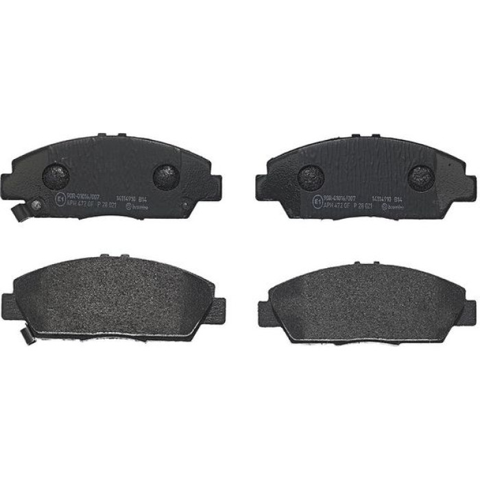 Brembo P 28 021 Bremsbelagsatz, Scheibenbremse PRIME LINE Brembo P 28 021 Bremsbelagsatz, Scheibenbremse PRIME LINE