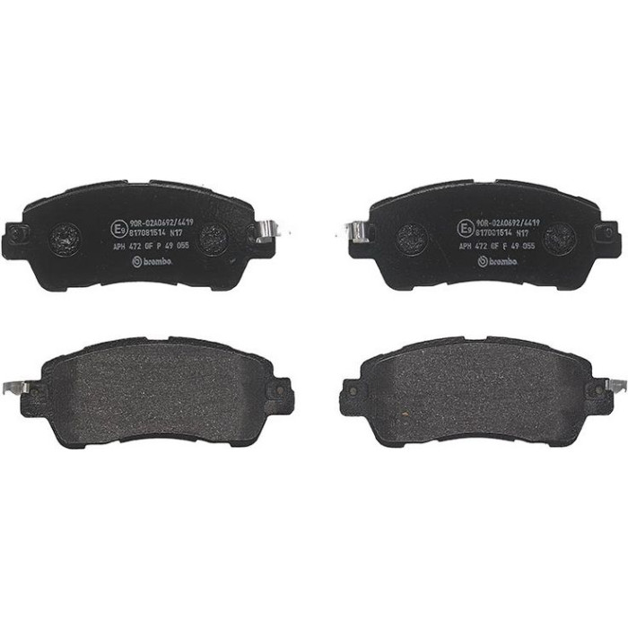 Brembo P 49 055 Bremsbelagsatz, Scheibenbremse PRIME LINE Brembo P 49 055 Bremsbelagsatz, Scheibenbremse PRIME LINE