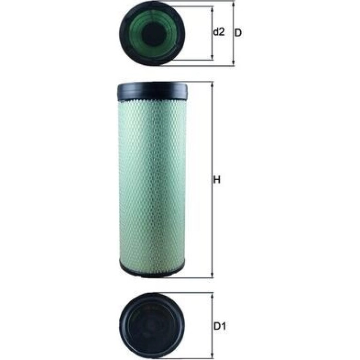 Knecht LXS 602 Sekundärluftfilter Knecht LXS 602 Sekundärluftfilter
