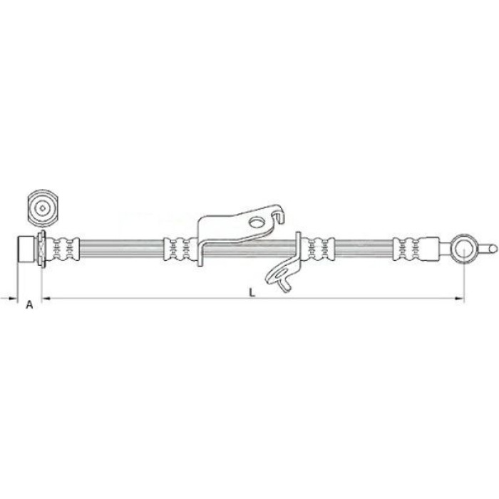 Metzger 4110973 Bremsschlauch