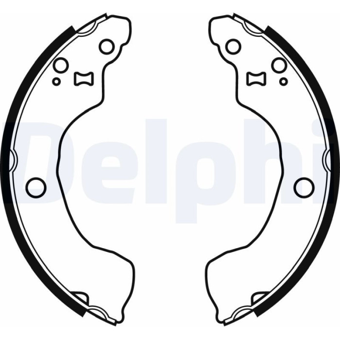 Delphi LS1964 Bremsbackensatz