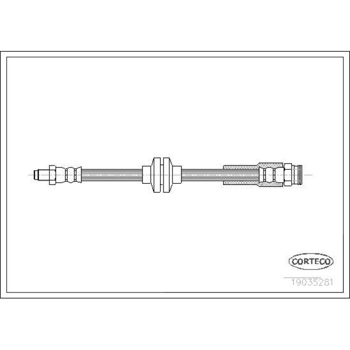 Corteco 19035281 Bremsschlauch