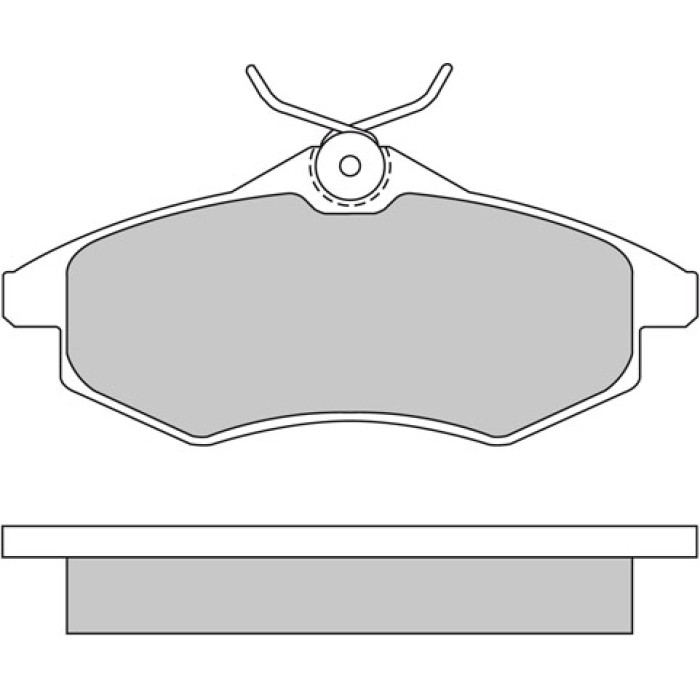 Bremsbelagsatz, Scheibenbremse 1170163 Bremsbelagsatz, Scheibenbremse 1170163