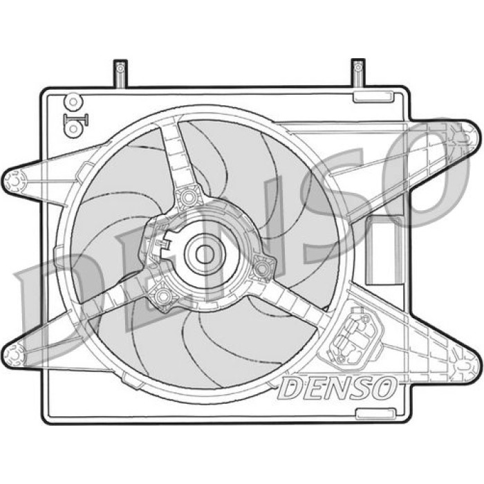 Denso DER09001 Lüfter, Motorkühlung Denso DER09001 Lüfter, Motorkühlung