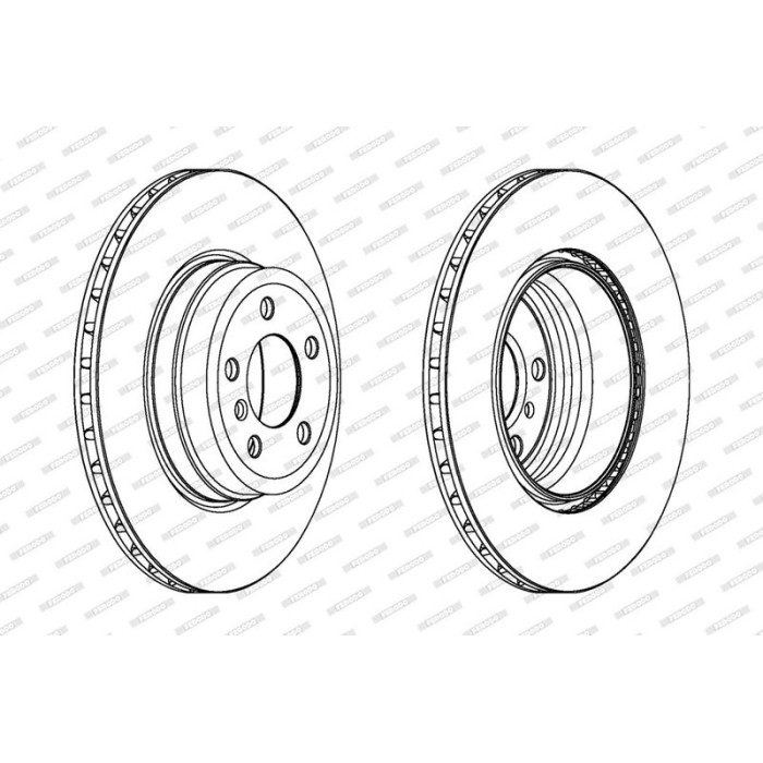 Ferodo DDF1716C-1 Bremsscheibe PREMIER Coat+ disc Ferodo DDF1716C-1 Bremsscheibe PREMIER Coat+ disc