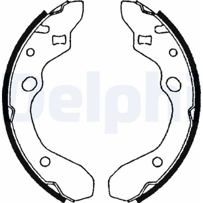 Delphi LS1679 Bremsbackensatz