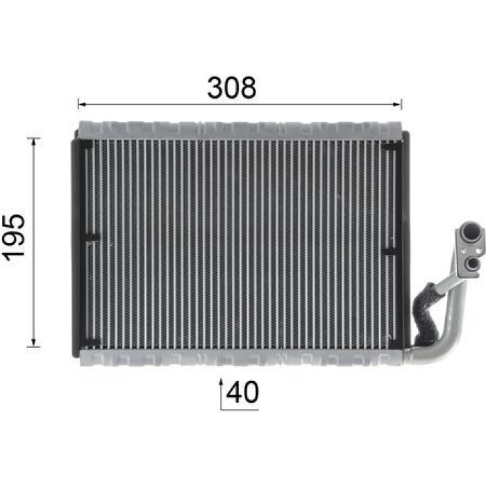 Mahle AE 91 000P Verdampfer, Klimaanlage BEHR Premium Line Mahle AE 91 000P Verdampfer, Klimaanlage BEHR Premium Line