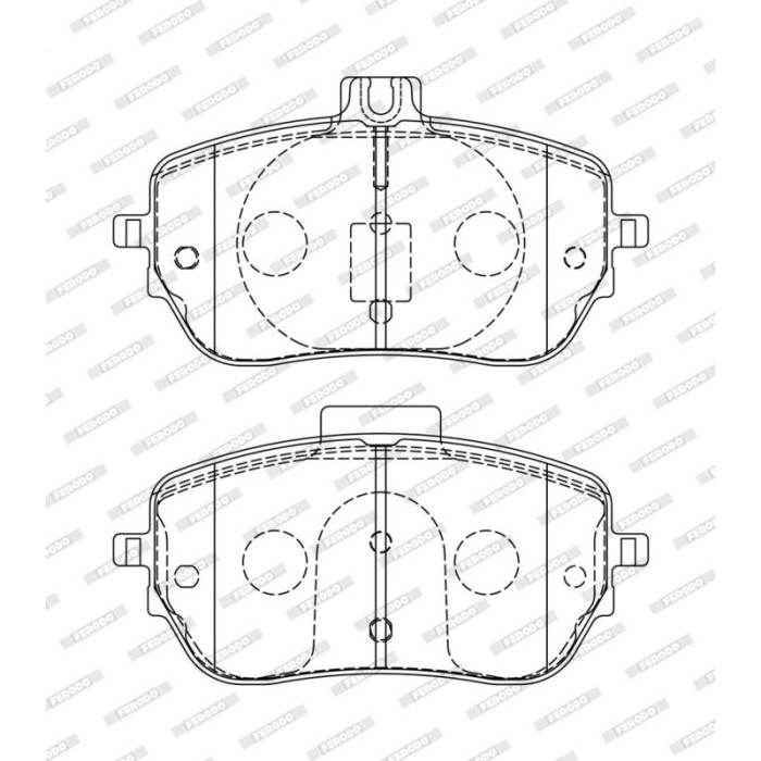 Ferodo FDB5180 Bremsbelagsatz, Scheibenbremse PREMIER ECO FRICTION