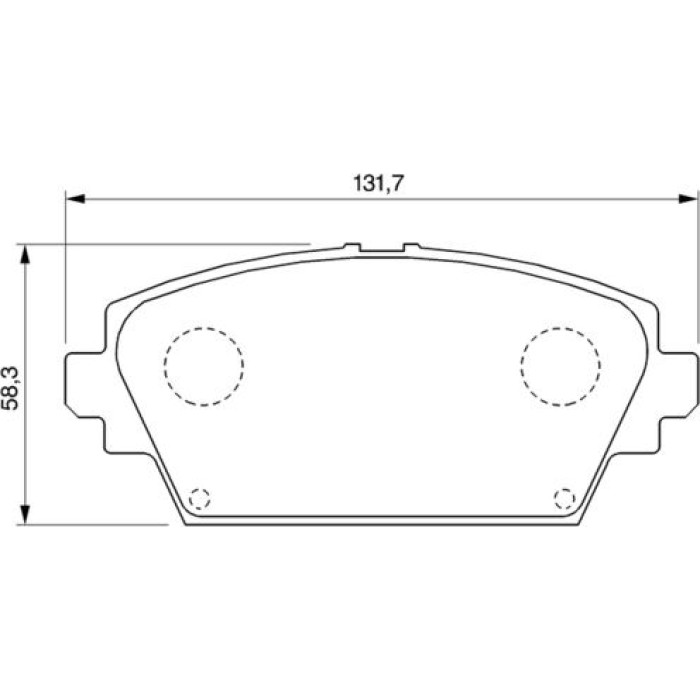 BOSCH 0 986 424 791 Bremsbelagsatz, Scheibenbremse BOSCH 0 986 424 791 Bremsbelagsatz, Scheibenbremse