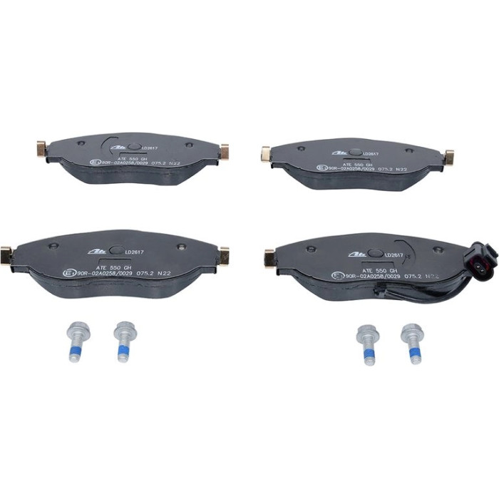 ATE 13.0470-2617.2 Bremsbelagsatz, Scheibenbremse Ceramic