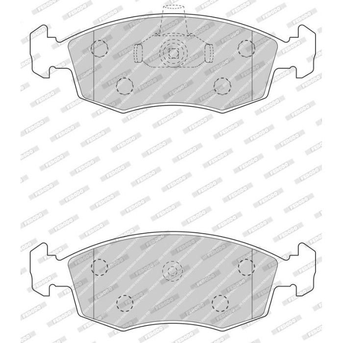 Ferodo FDB4735 Bremsbelagsatz, Scheibenbremse PREMIER ECO FRICTION Ferodo FDB4735 Bremsbelagsatz, Scheibenbremse PREMIER ECO FRICTION