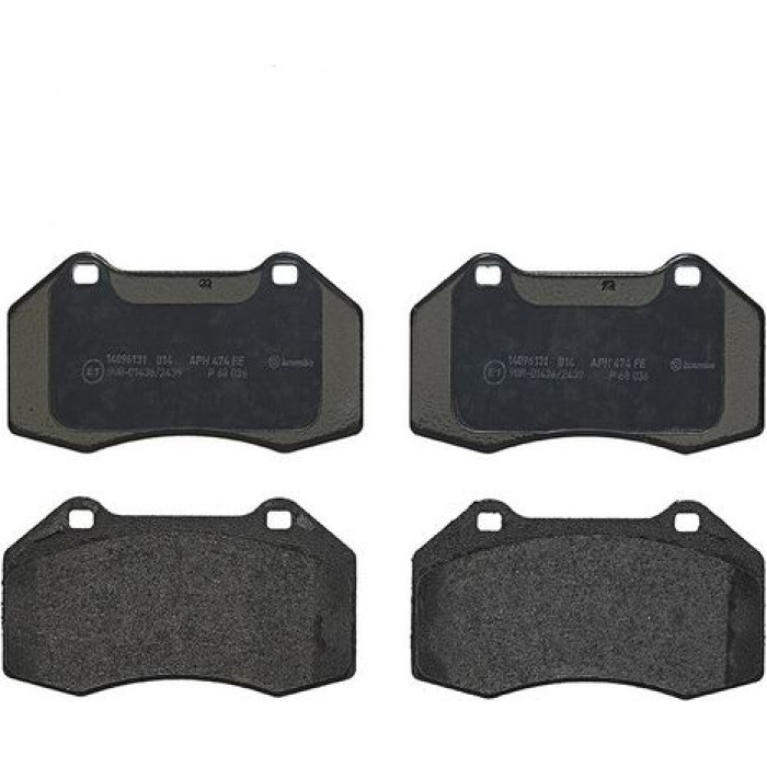 Brembo P 68 036 Bremsbelagsatz, Scheibenbremse PRIME LINE