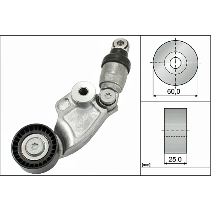INA 533 0128 10 Spannarm, Keilrippenriemen INA 533 0128 10 Spannarm, Keilrippenriemen