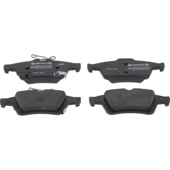 Ferodo FDB5245 Bremsbelagsatz, Scheibenbremse PREMIER ECO FRICTION Ferodo FDB5245 Bremsbelagsatz, Scheibenbremse PREMIER ECO FRICTION