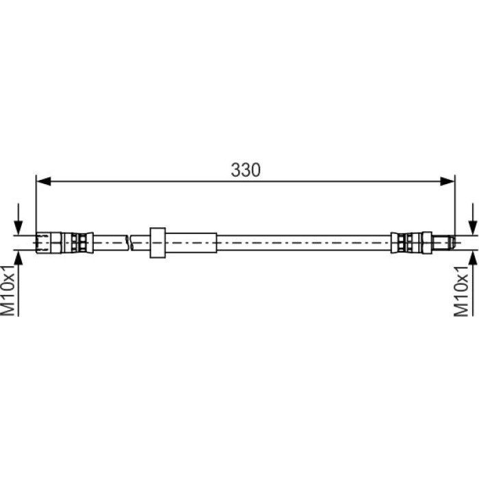 BOSCH 1 987 481 493 Bremsschlauch