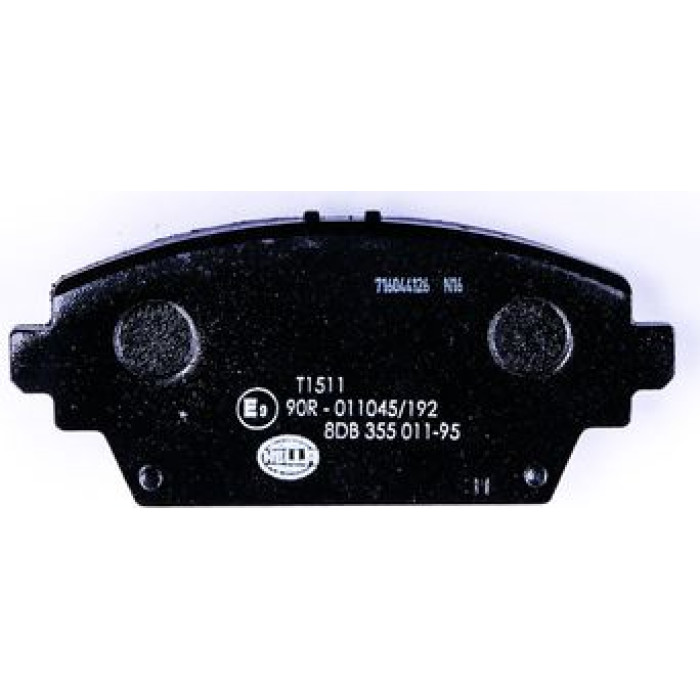 Hella 8DB 355 011-951 Bremsbelagsatz, Scheibenbremse