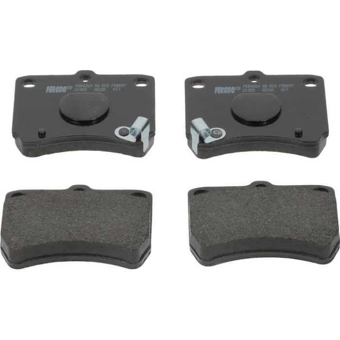Ferodo FDB597 Bremsbelagsatz, Scheibenbremse PREMIER ECO FRICTION