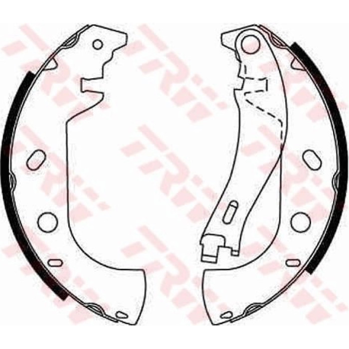 TRW GS8653 Bremsbackensatz TRW GS8653 Bremsbackensatz