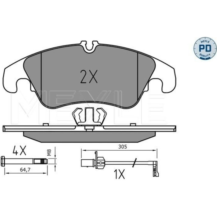Bremsbelagsatz, Scheibenbremse 025 247 4319/PD Bremsbelagsatz, Scheibenbremse 025 247 4319/PD