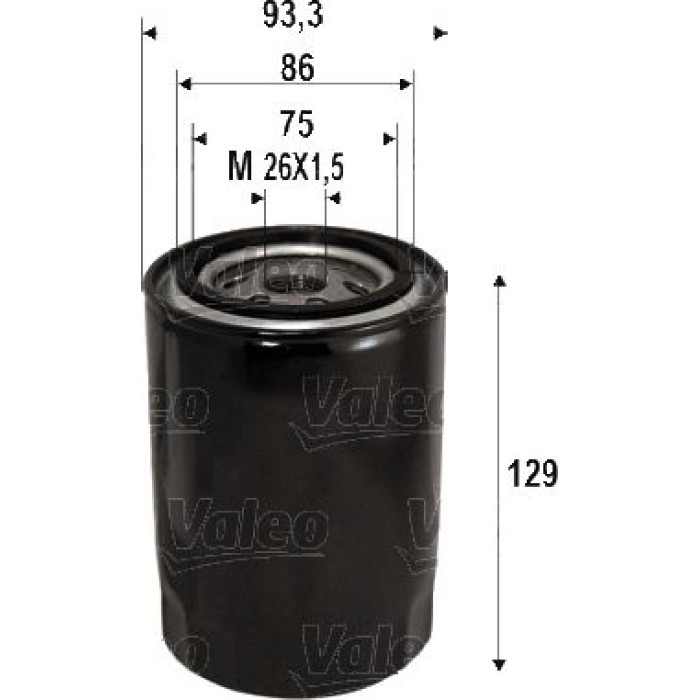 Valeo 586076 Ölfilter Valeo 586076 Ölfilter