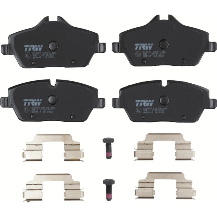 TRW GDB1611 Bremsbelagsatz, Scheibenbremse COTEC TRW GDB1611 Bremsbelagsatz, Scheibenbremse COTEC