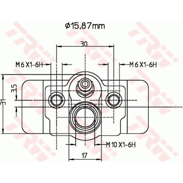 TRW BWB174 Radbremszylinder