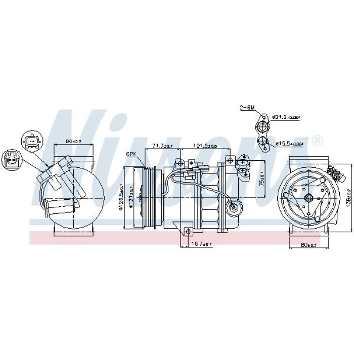 Nissens 89386 Kompressor, Klimaanlage FIRST FIT Nissens 89386 Kompressor, Klimaanlage FIRST FIT