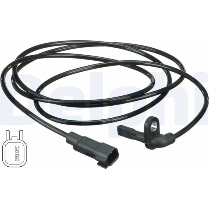 Delphi SS20357 Sensor, Raddrehzahl Delphi SS20357 Sensor, Raddrehzahl