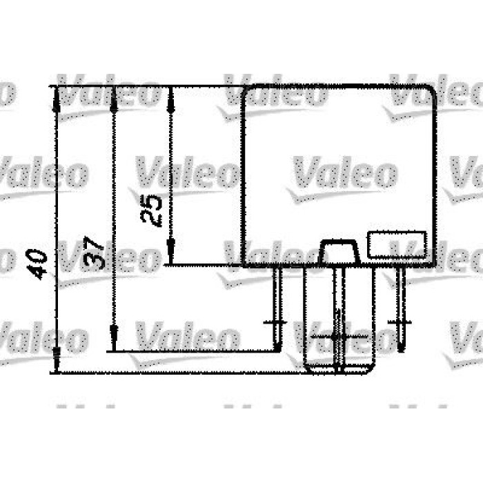 Valeo 643827 Relais, Arbeitsstrom Valeo 643827 Relais, Arbeitsstrom
