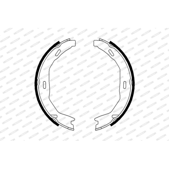 Ferodo FSB690 Bremsbackensatz, Feststellbremse PREMIER
